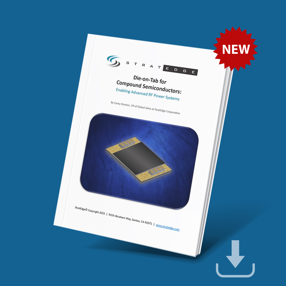 Eutectic Die Attach Paper Die on Tab White Paper